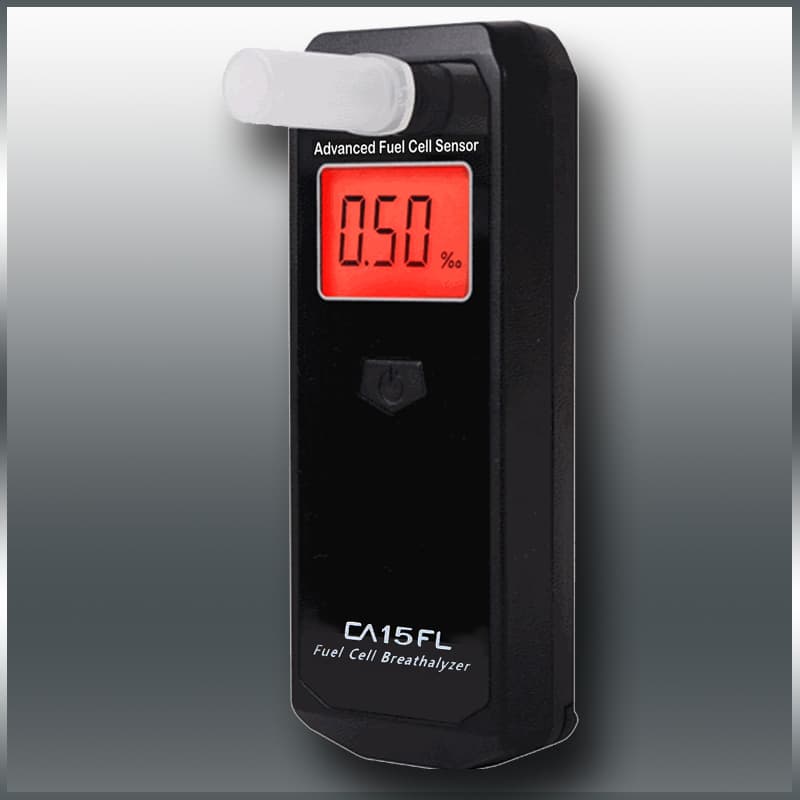 breath alcohol tester with fuel cell sensor_breathalyzer